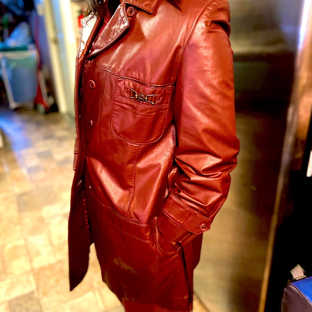 Etienne Aigner Authentic Leather Coat
